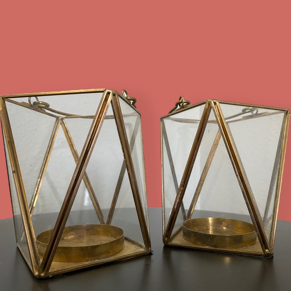 🕯️ YANKEE CANDLE VOTIVE LANTERN SET OF TWO